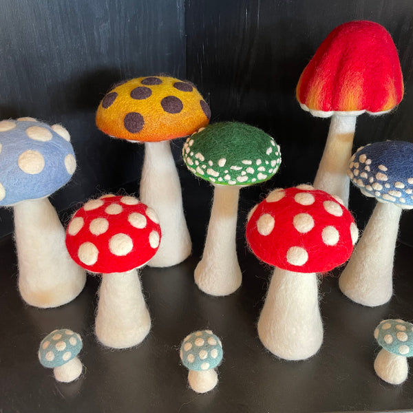 Felted Shrooms