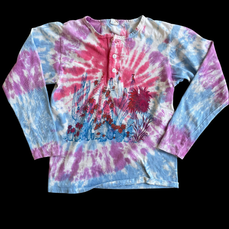 BARRY TIE DYE HENLEY XS