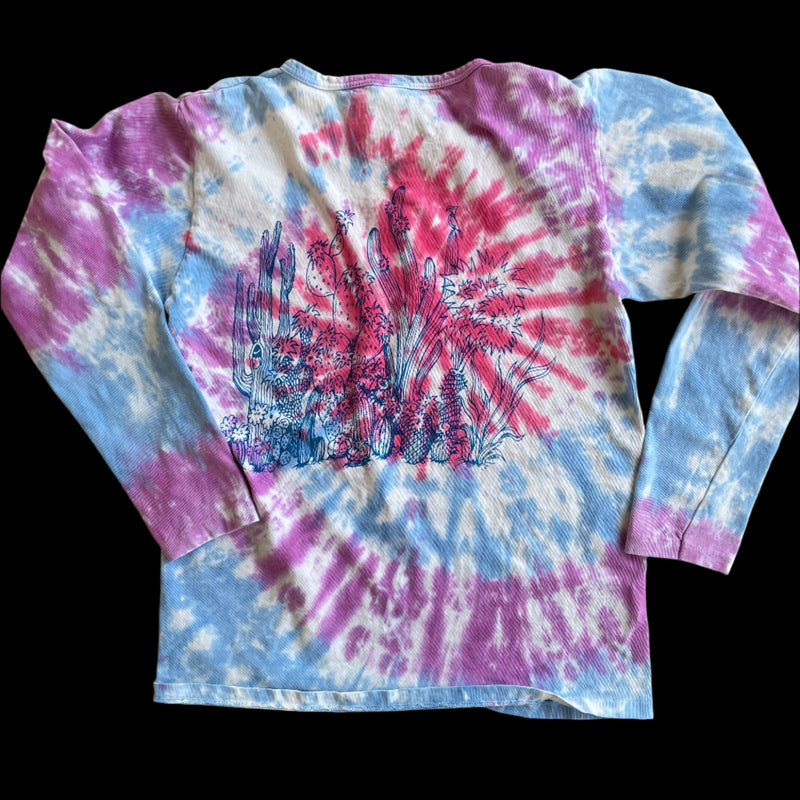 BARRY TIE DYE HENLEY XS