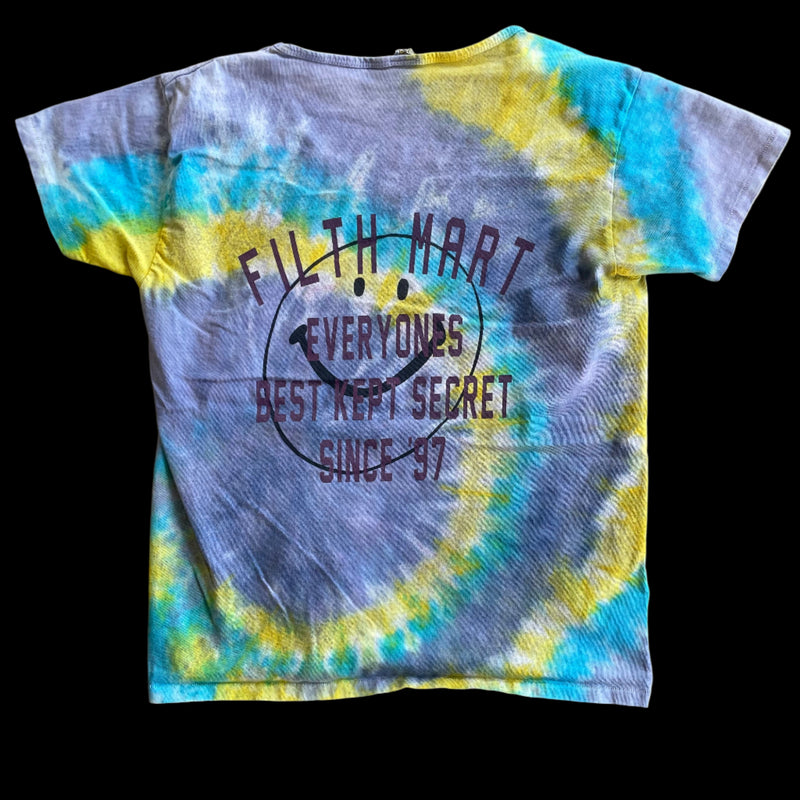 SMILEY SECRET  TIE DYE  V NECK S