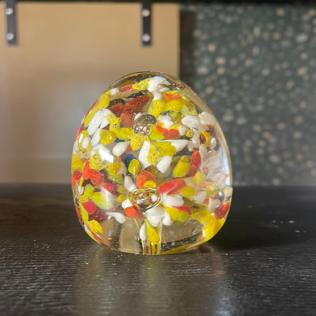 Glass Daisy Egg